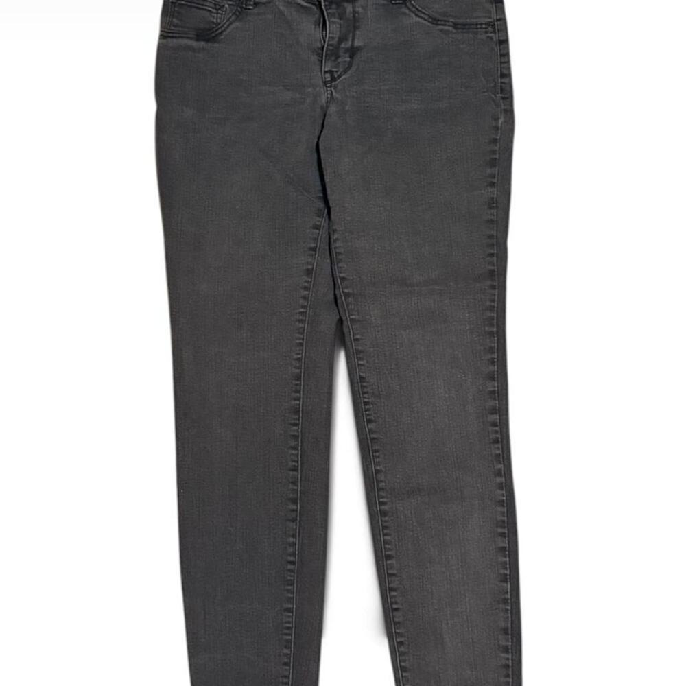 Maurices Plus Black Skinny Jeans 14W Long Faded Womens
